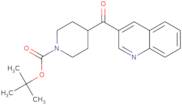 4-(Quinoline-3-carbonyl)-piperidine-1-carboxylic acid tert-butyl ester