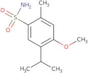 4-Methoxy-2-methyl-5-(propan-2-yl)benzene-1-sulfonamide