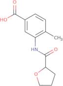 4-Methyl-3-[(tetrahydro-2-furanylcarbonyl)amino]benzoic acid