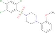 2,4,5-trichloro-1-((4-(2-methoxyphenyl)piperazinyl)sulfonyl)benzene