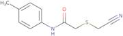 2-[(Cyanomethyl)sulfanyl]-N-(4-methylphenyl)acetamide