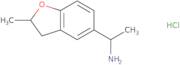 [1-(2-Methyl-2,3-dihydro-1-benzofuran-5-yl)ethyl]amine hydrochloride