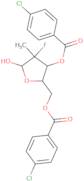 (2R,3R,4R,5R)-2-[(4-Chlorobenzoyloxy)methyl]-4-fluoro-5-hydroxy-4-methyloxolan-3-yl 4-chlorobenz...