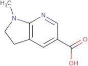 1-Methyl-2,3-dihydro-1H-pyrrolo[2,3-b]pyridine-5-carboxylic acid