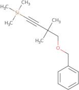 [[[2,2-dimethyl-4-(trimethylsilyl)-3-butyn-1-yl]oxy]methyl]-Benzene