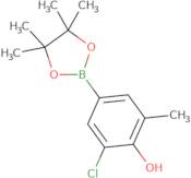 2-Chloro-6-methyl-4-(4,4,5,5-tetramethyl-1,3,2-dioxaborolan-2-yl)phenol