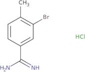 3-Bromo-4-methylbenzene-1-carboximidamide hydrochloride