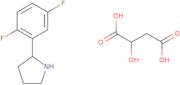 (R)-2-(2,5-Difluorophenyl)pyrrolidine (R)-2-hydroxysuccinate