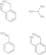 1,2-diethenylbenzene; N,N-dimethylmethanamine; 1-ethenyl-2-ethyl-benzene; styrene