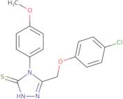 5-(4-Chlorophenoxymethyl)-4-(4-methoxyphenyl)-4H-1,2,4-triazole-3-thiol