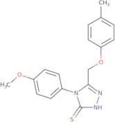 4-(4-Methoxyphenyl)-5-(4-methylphenoxymethyl)-4H-1,2,4-triazole-3-thiol