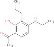 1-[4-(Ethylamino)-2-hydroxy-3-propylphenyl]ethan-1-one