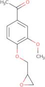1-[3-Methoxy-4-(oxiran-2-ylmethoxy)phenyl]ethan-1-one