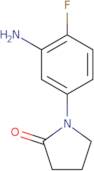 1-(3-Amino-4-fluorophenyl)pyrrolidin-2-one