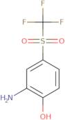 2-Amino-4-trifluoromethanesulfonylphenol