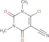 6-Chloro-1,3-dimethyl-2,4-dioxo-1,2,3,4-tetrahydropyrimidine-5-carbonitrile