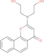 2-[Bis(2-hydroxyethyl)amino]benzo[H]chromen-4-one