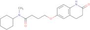 N-Cyclohexyl-N-methyl-4-((2-oxo-1,2,3,4-tetrahydroquinolin-6-yl)oxy)butanamide