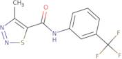 4-Methyl-N-[3-(trifluoromethyl)phenyl]-1,2,3-thiadiazole-5-carboxamide