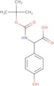 (2S)-[(tert-Butoxycarbonyl)amino](4-hydroxyphenyl)ethanoic acid