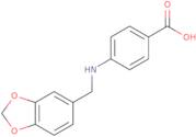 4-[(1,3-Benzodioxol-5-ylmethyl)amino]benzoic acid