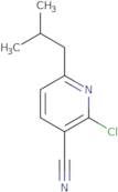 2-Chloro-6-(2-methylpropyl)pyridine-3-carbonitrile