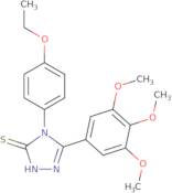 4-(4-Ethoxyphenyl)-5-(3,4,5-trimethoxyphenyl)-4H-1,2,4-triazole-3-thiol