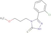 5-(2-Chlorophenyl)-4-(3-methoxypropyl)-4H-1,2,4-triazole-3-thiol