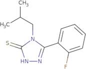 5-(2-Fluorophenyl)-4-(2-methylpropyl)-4H-1,2,4-triazole-3-thiol