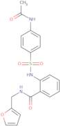 2-(4-Acetylamino-benzenesulfonylamino)-N-furan-2-ylmethyl-benzamide