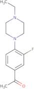 1-[4-(4-Ethylpiperazin-1-yl)-3-fluorophenyl]ethan-1-one