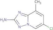 6-Chloro-8-methyl-[1,2,4]triazolo[1,5-a]pyridin-2-amine