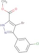 Methyl 4-bromo-3-(3-chlorophenyl)-1H-pyrazole-5-carboxylate