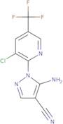 5-Amino-1-[3-chloro-5-(trifluoromethyl)-2-pyridinyl]-1H-pyrazole-4-carbonitrile