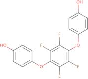 4-[2,3,5,6-Tetrafluoro-4-(4-hydroxyphenoxy)phenoxy]phenol