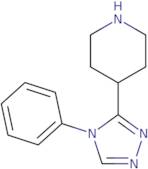 4-(4-Phenyl-4H-1,2,4-triazol-3-yl)piperidine