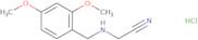 2-{[(2,4-Dimethoxyphenyl)methyl]amino}acetonitrile hydrochloride