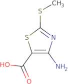 4-Amino-2-(methylsulfanyl)-1,3-thiazole-5-carboxylic acid