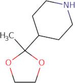 4-(2-Methyl-1,3-dioxolan-2-yl)piperidine