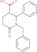 1-Benzyl-6-oxo-2-phenylpiperidine-3-carboxylic acid