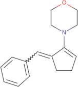 4-[5-(Phenylmethylidene)cyclopent-1-en-1-yl]morpholine
