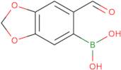 (6-Formylbenzo[d][1,3]dioxol-5-yl)boronic acid