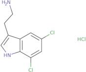 2-(5,7-Dichloro-1H-indol-3-yl)ethan-1-amine hydrochloride