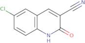 6-Chloro-2-oxo-1,2-dihydroquinoline-3-carbonitrile