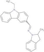N-[(9-Ethylcarbazol-3-yl)methylene]-2-methyl-1-indolinylamine