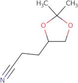 3-[(4S)-2,2-Dimethyl-1,3-dioxolan-4-yl]propanenitrile