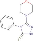 5-(Morpholin-4-yl)-4-phenyl-4H-1,2,4-triazole-3-thiol