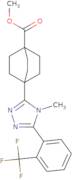 Methyl 4-[4-methyl-5-[2-(trifluoromethyl)phenyl]-1,2,4-triazol-3-yl]bicyclo[2.2.2]octane-1-carbo...