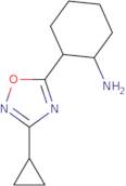 2-(3-Cyclopropyl-1,2,4-oxadiazol-5-yl)cyclohexan-1-amine