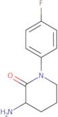 3-Amino-1-(4-fluorophenyl)piperidin-2-one